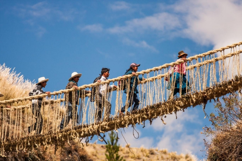 Cây cầu Qeswachaka ở Peru