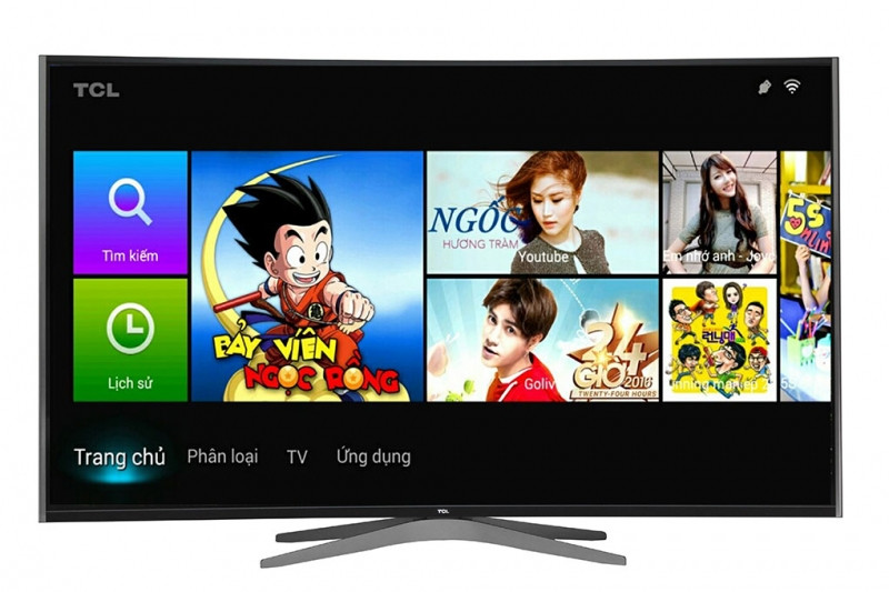 Chiếc tivi TCL L65C1-UC sở hữu màn hình lớn kích thước 65 inch