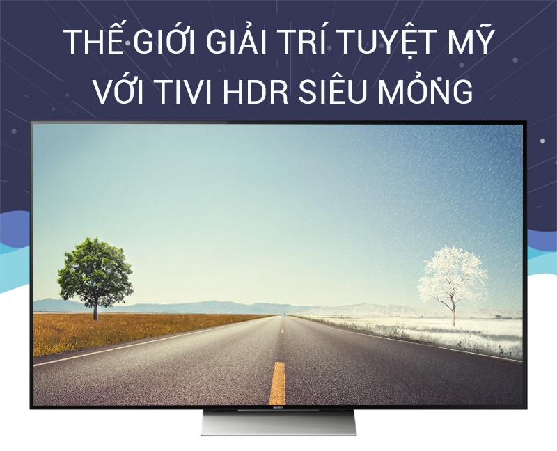 Android tivi Sony 65 inch KD-65X9300D mang đến thế giới giải trí tuyệt vời