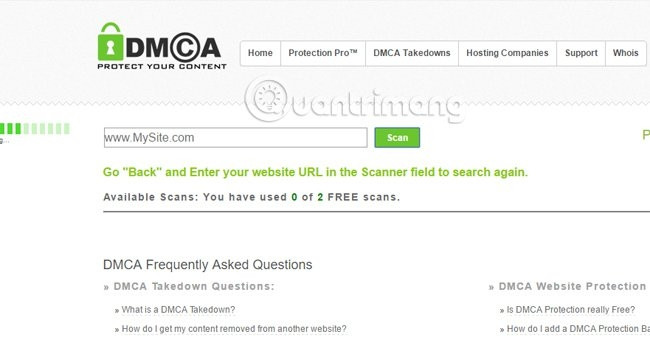 DMCA Scan