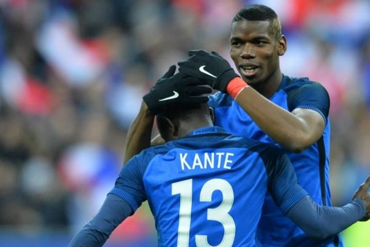 2 người đồng đội ở ĐT Pháp: Pogba và Kante sẽ đối đầu nhau tối nay