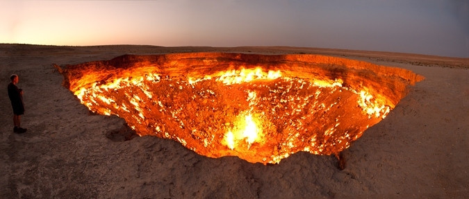 Cánh cửa để đến địa ngục nằm ở Turkmenistan
