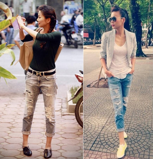 Quần jeans rách