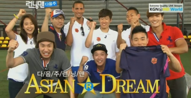 Team Running Man trong Asian Dream