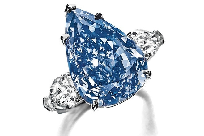 Nhẫn kim cương The Winston Blue – 23,8 triệu USD