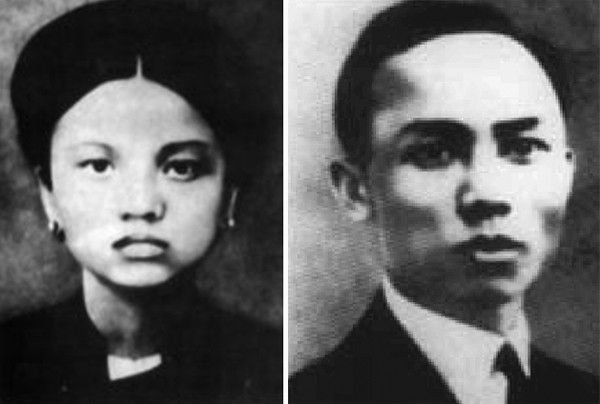 Hai vợ chồng Lê Hồng Phong - Nguyễn Thị Minh Khai