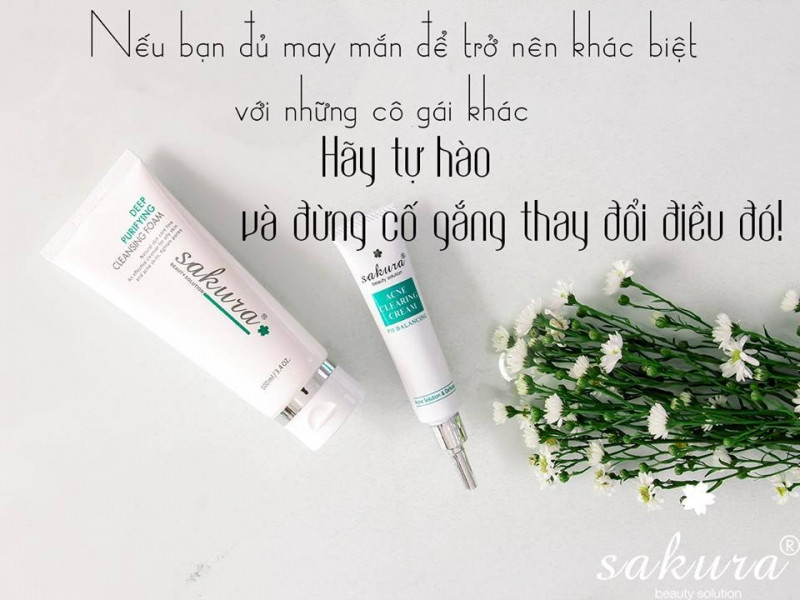 Kem trị mụn Sakura Ance Clearing Cream