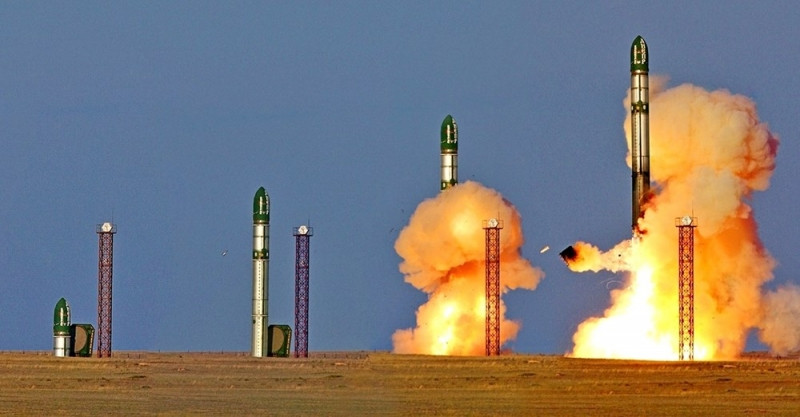 Tên lửa RS-28 Sarmat của Nga.