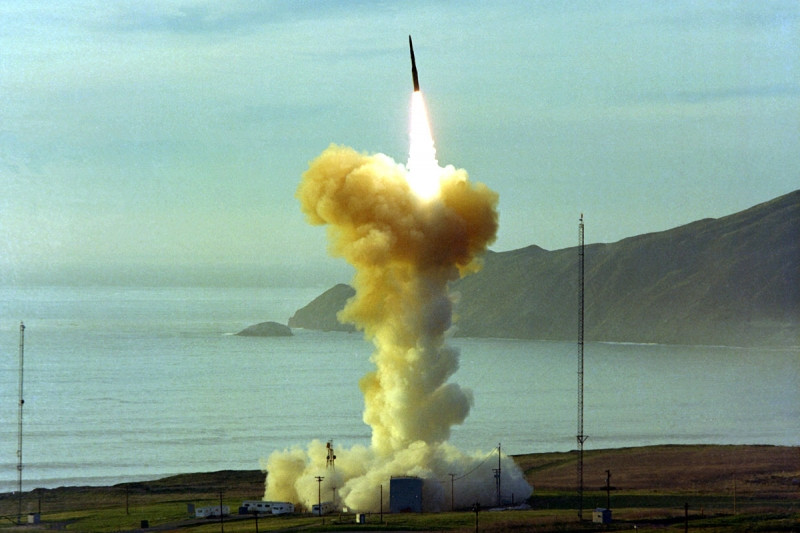 Tên lửa LGM-30G Minuteman III của Hoa Kỳ.
