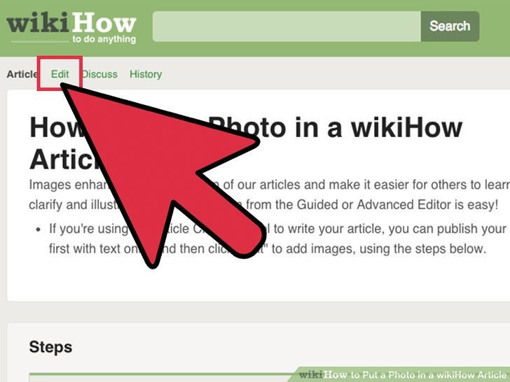 Giao diện của wikiHow