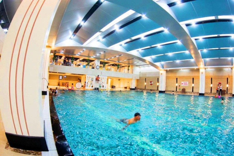 Bể bơi Hapu Swimming Pool tại tầng hầm B1 tòa nhà Hapulico