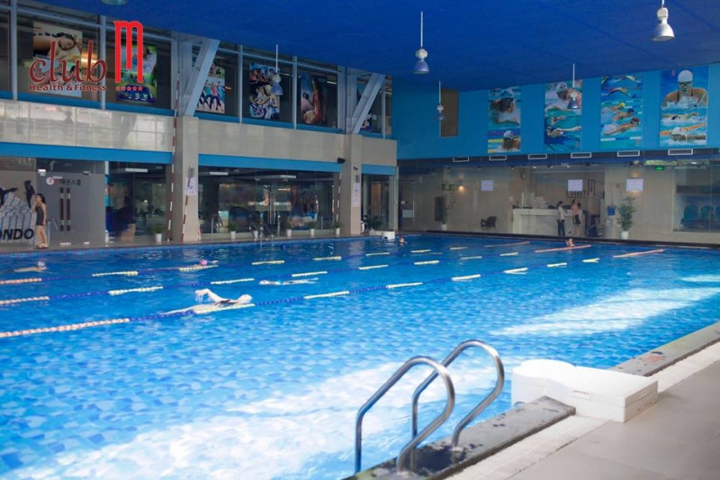 Bể bơi bốn mùa Club M là một trong những bể bơi chất lượng cao tại Hà Nội