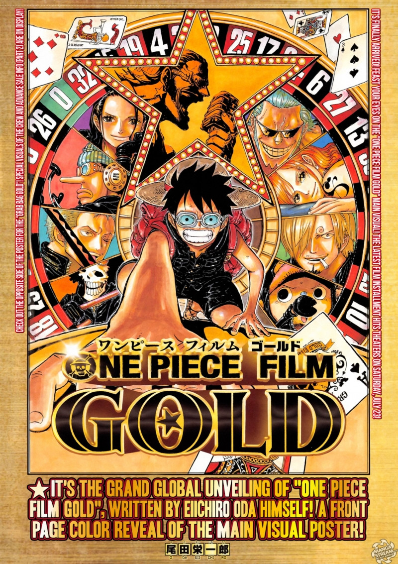 Poster One Piece Film: Gold.
