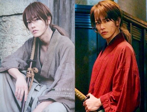 Nam chính Sato Takeru cực ngầu trong Rurouni Kenshin.