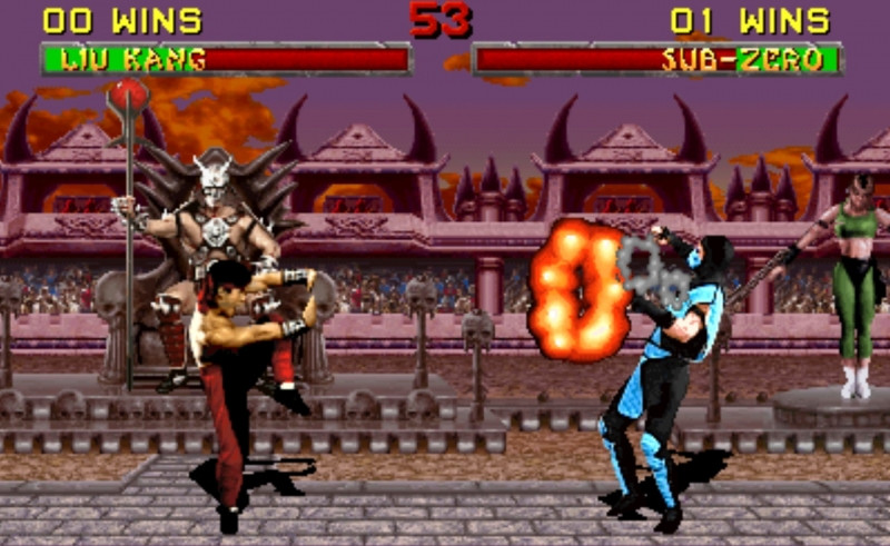 Giao diện Game Mortal Kombat