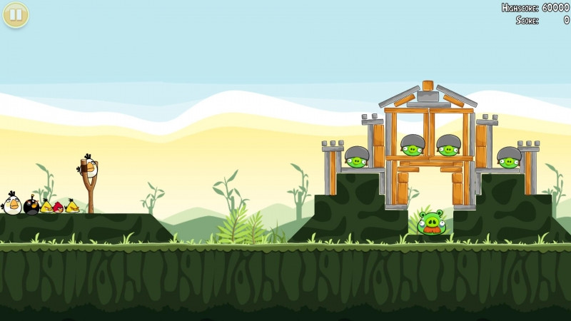Giao diện Game Angry Birds
