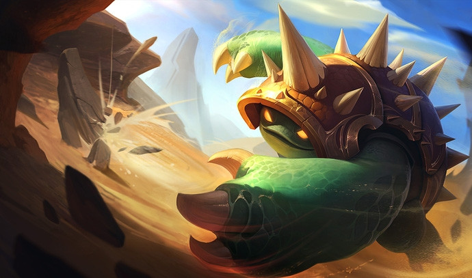 Rammus là tướng đỡ đòn cổ điền từ mùa 1