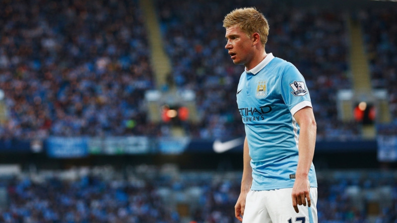 De Bruyne dứt điểm rất nhiều