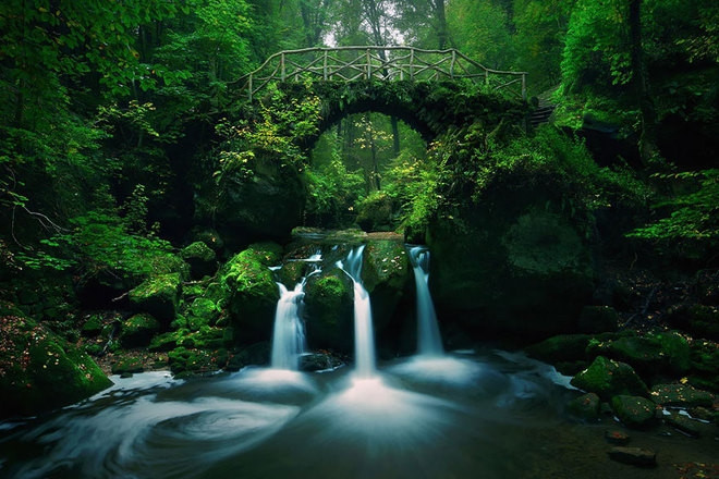 Cầu Mullerthal ở Luxembourg