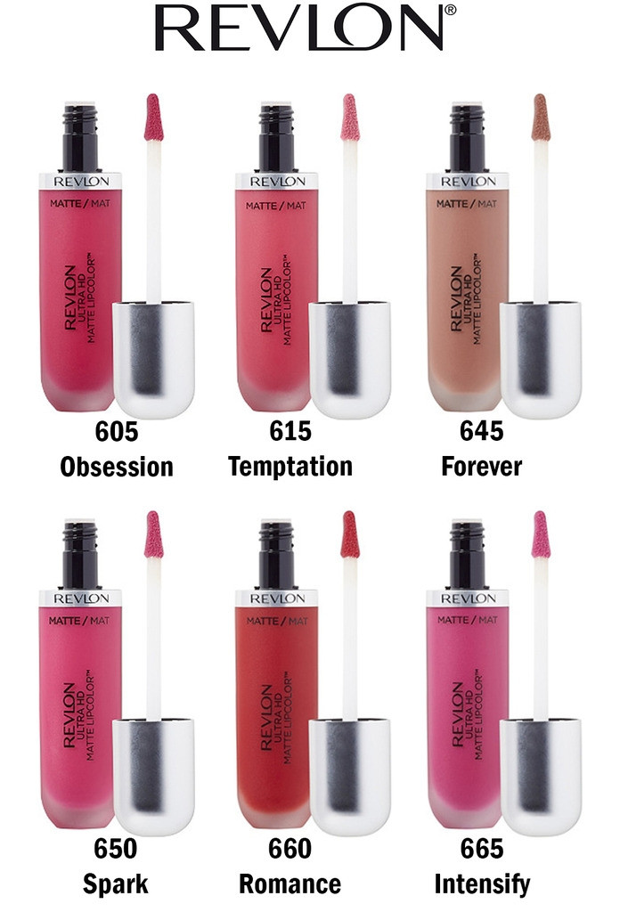 Thiết kế vỏ của Revlon Ultra HD Matte Lip Color.