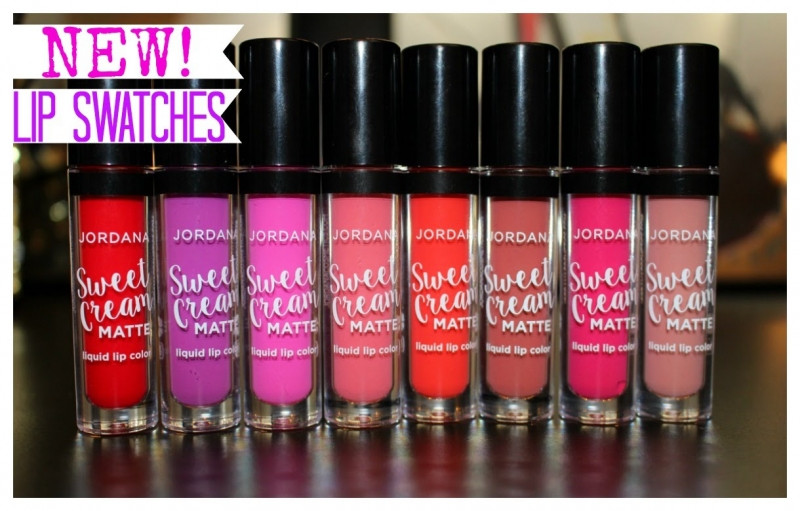 Jordan Sweet Cream Matte Liquid Lip Colors.