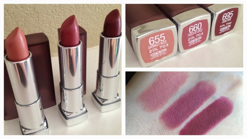 Maybelline Creamy Matte Colors.