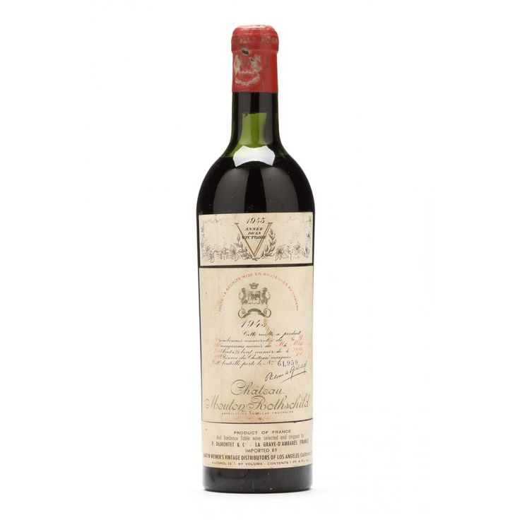 Giá: Jeroboam of Château Mouton-Rothschild, 1945 - 750ml là 300.000 USD