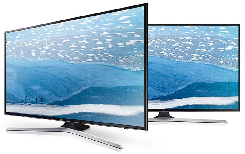 Chiếc tivi Samsung UA55KU6000 này sở hữu kích thước màn hình lớn lên tới 55 inch