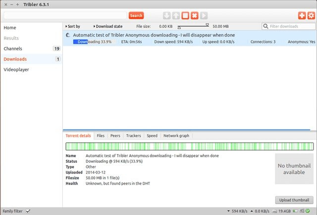 Tribler là công cụ tải file torrent đặc biệt