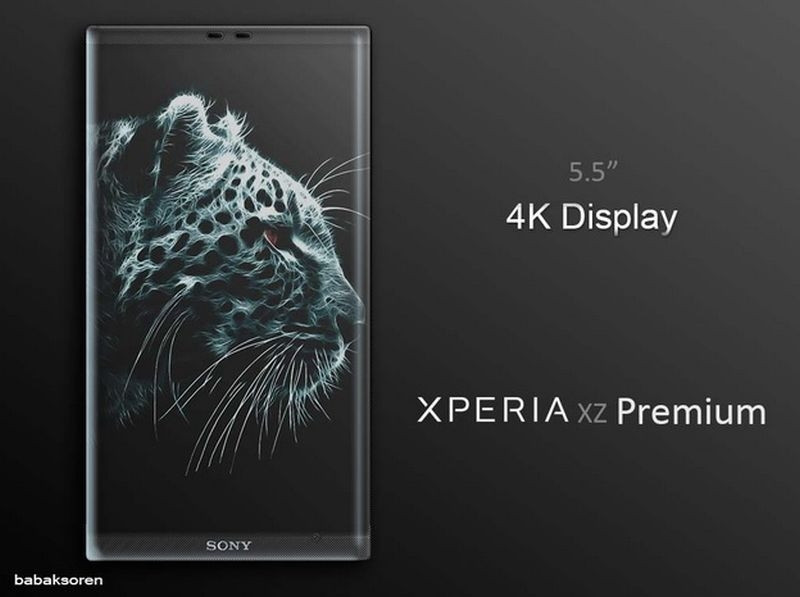 Màn hình 4K HDR trên Sony XZ Premium