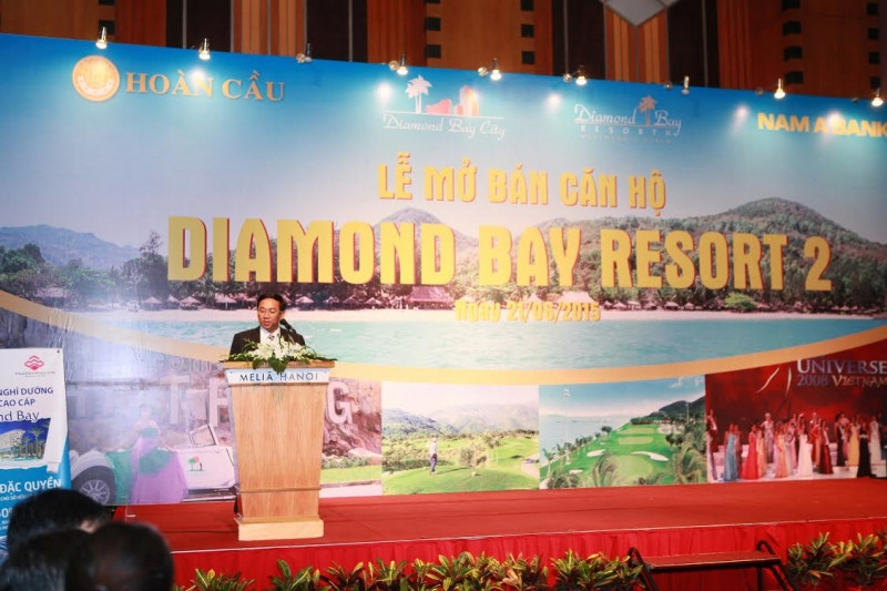 Lễ mở bán căn hộ trong dự án Diamond Bay của tập đoàn Hoàn Cầu