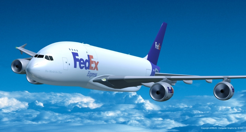 Máy bay vận chuyển của hãng FedEx