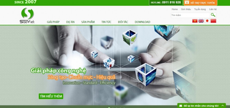 Công ty cổ phần đầu tư phát triển công nghệ Sao Việt