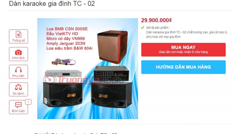 Dàn Karaoke Gia đình TC-02