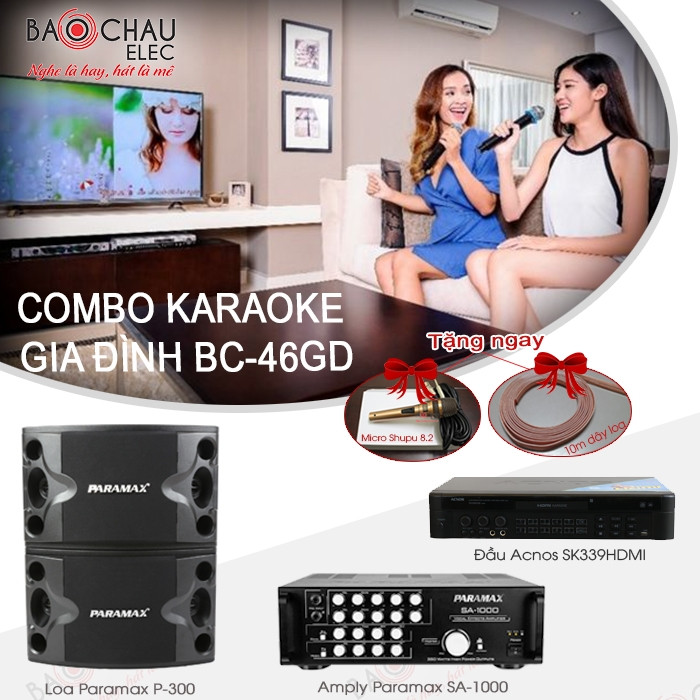 Dàn karaoke gia đình BC – 46GD