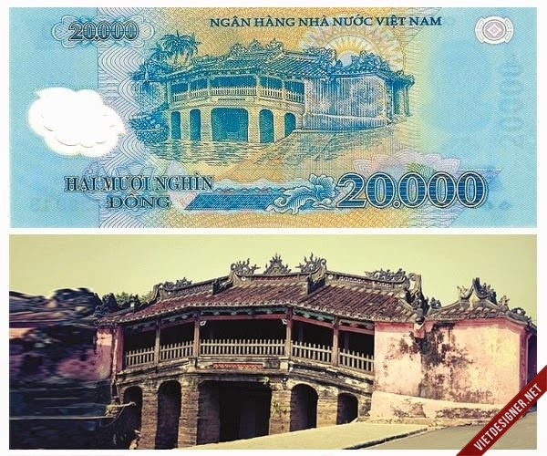 Chùa Cầu, Hội An (tờ 20.000 đồng)