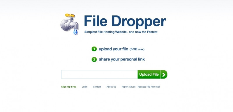Giao diện của File Dropper