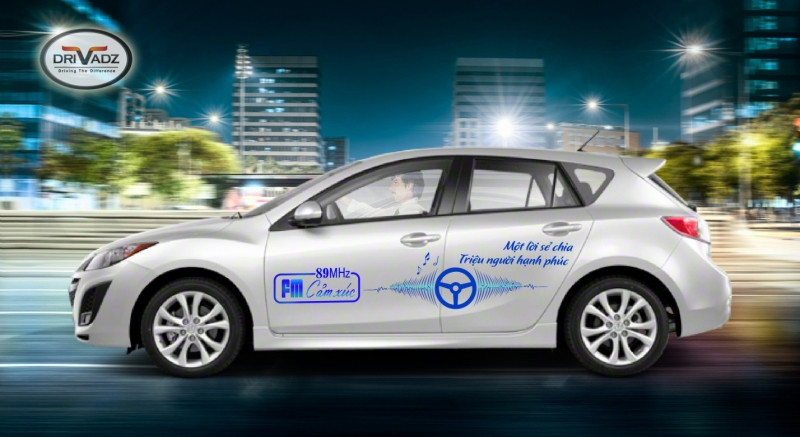 Drivadz - dịch vụ quảng cáo trên xe ô tô uy tín nhất hiện nay