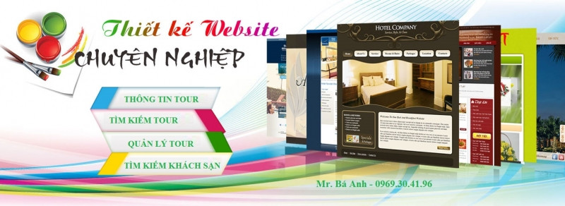 Dịch vụ thiết kế web du lịch của công ty Tất Thành
