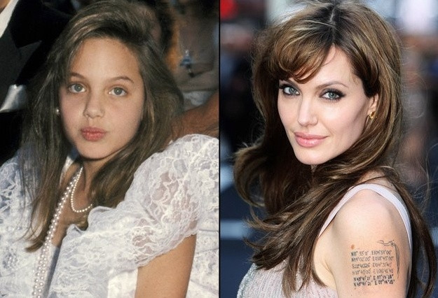 Angelina ngày ấy và bây giờ