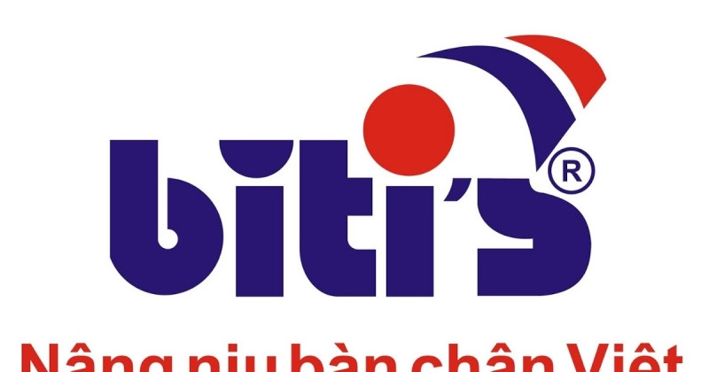 logo và slogan của Biti's