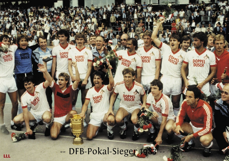 FC Köln giành chiếc cúp vô địch năm 1983