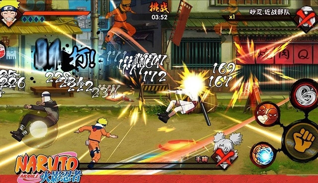 Giao diện game Naruto Mobile