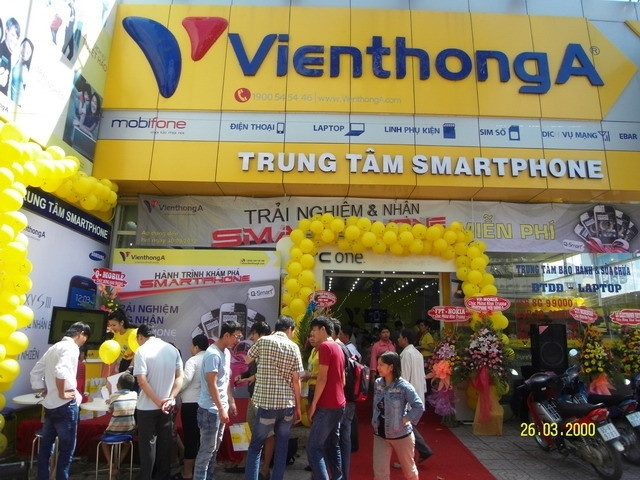 Cửa hàng thuộc hệ thống của Viễn Thông A