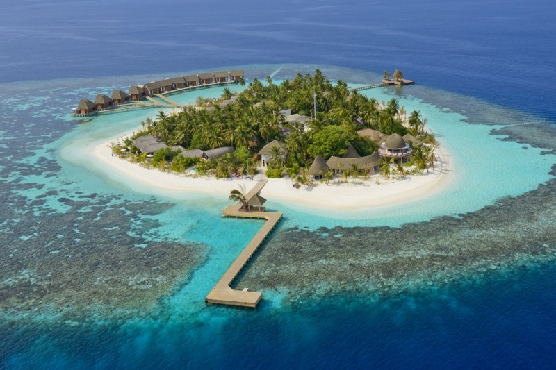 Toàn cảnh Kandolhu Maldives từ trên cao