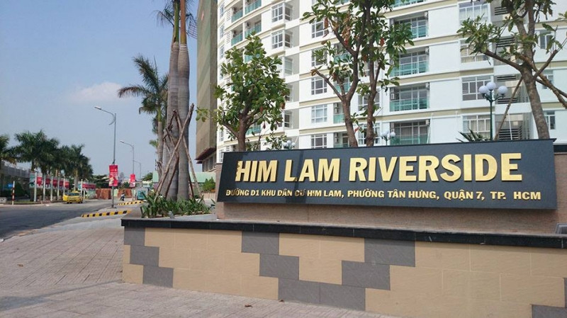 Khu đô thị Him Lam nằm ngay khu vực trung tâm quận 7, TPHCM