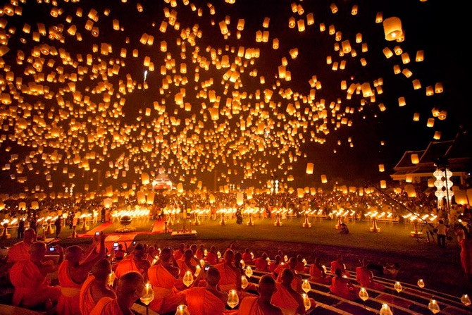 Lễ hội hoa đăng Loy Krathong đặc sắc và hấp dẫn