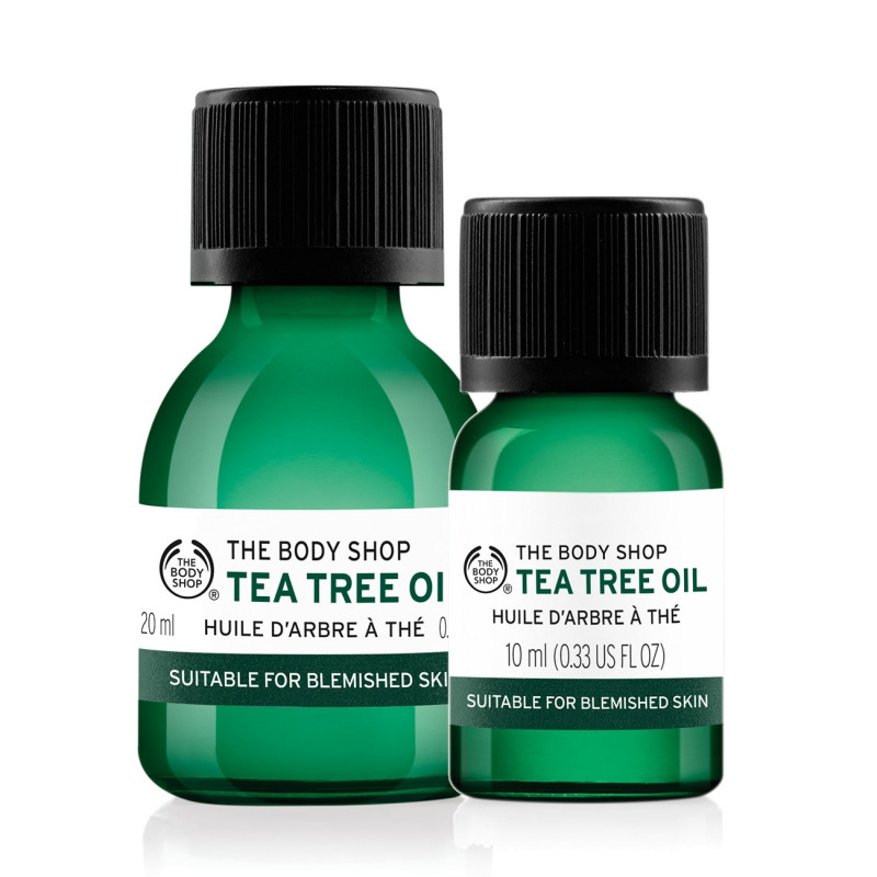 The Body Shop Tea Tree Oil với 2 size là 10ml và 20ml