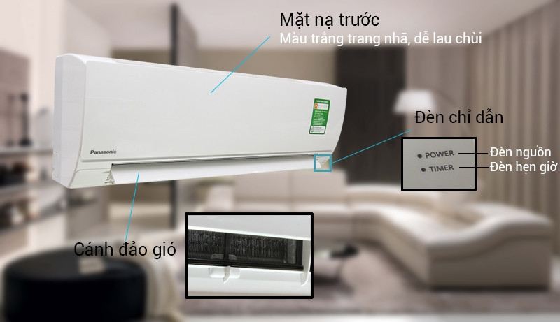 Máy lạnh Panasonic CU/CS-KC9QKH-8 1HP