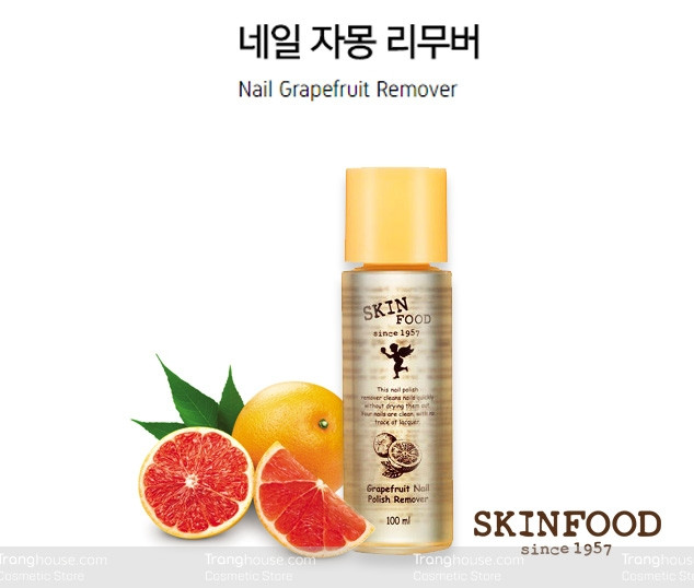 Nước rửa móng Skinfood Grapefruit Nail Polish Remover